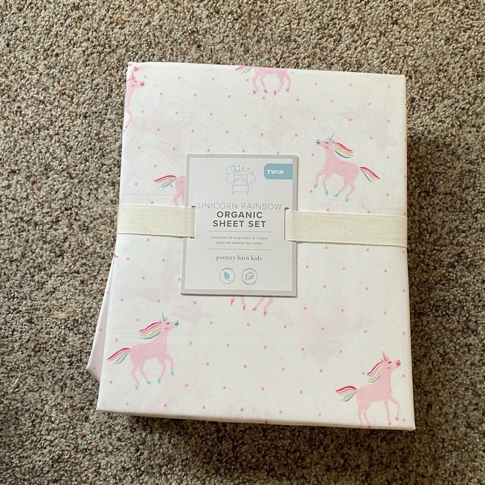 Pottery barn twin size sheets